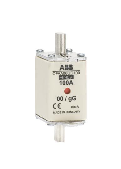 ABB - Kahvasulake 690V, 100A, DIN 00 - gG DIN 00-koko 100A 690V