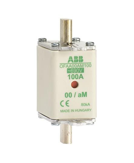 ABB - Kahvasulake 690V, 80A, DIN 00 - aM DIN 00-koko 80A 690V