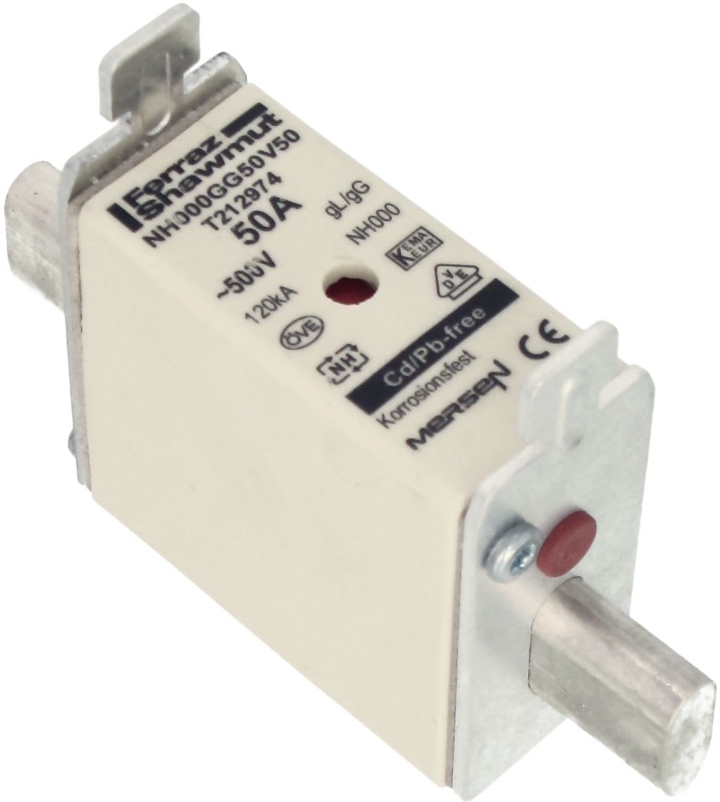 MERSEN - Kahvasulake FS 500 V gG/gL - 1B651 / 000-50 A