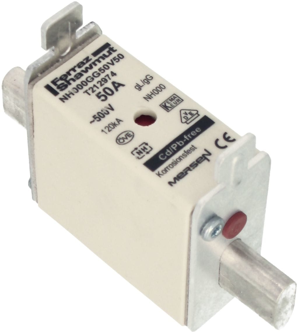 MERSEN - Kahvasulake FS 500 V gG/gL - 1B651 / 000-50 A