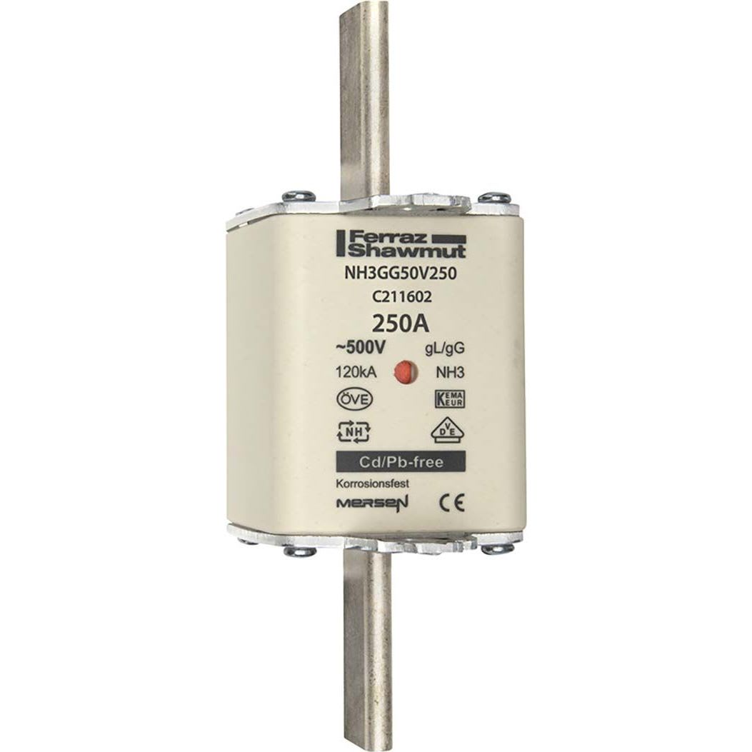 MERSEN - Kahvasulake FS 500 V gG/gL - 1B375 / 3-250 A