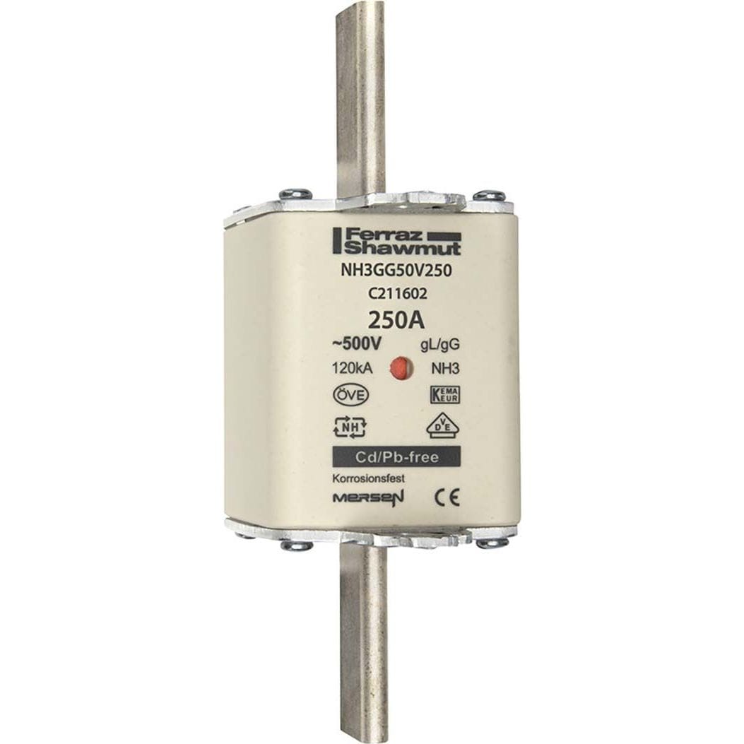 MERSEN - Kahvasulake FS 500 V gG/gL - 1B375 / 3-250 A