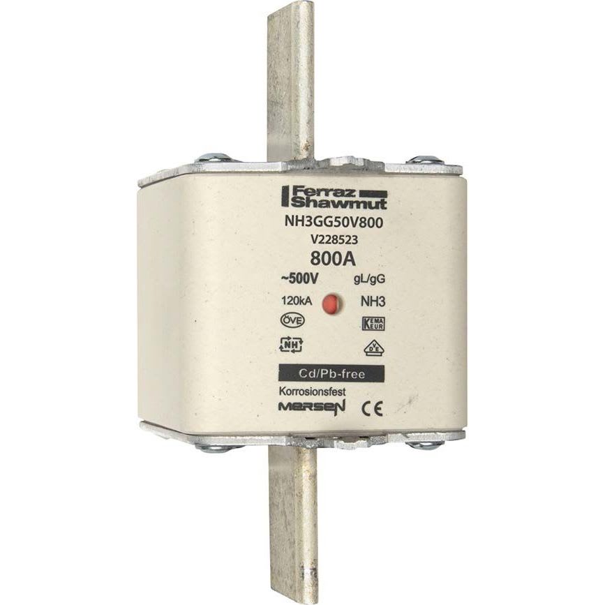 MERSEN - Kahvasulake FS 500 V gG/gL - 3-800A