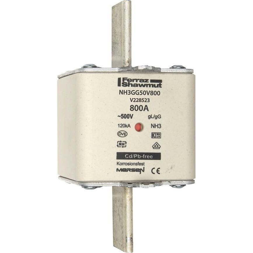 MERSEN - Kahvasulake FS 500 V gG/gL - 3-800A