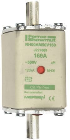 MERSEN - Kahvasulake FS 500 V aM - 32169 / 00-160 A