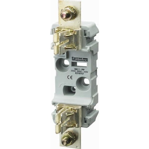 MERSEN - Varokealusta 1-nap ruuvikiinn. - FS 1-250A/690V P/P M10