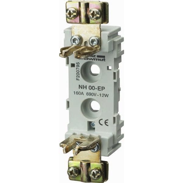 MERSEN - Varokealusta 1-nap DIN-kisko - FS 00-160A/690V SANKA