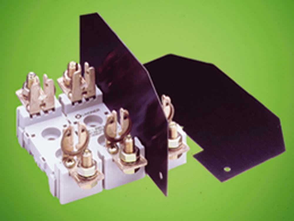 MERSEN - Varokealusta 3-nap ruuvikiinn. - FS 00-160A/690V P/P M8