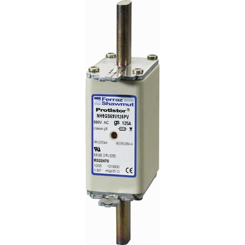 MERSEN - Kahvasulake 690V gS 1-125A - NH1GS69V125PV