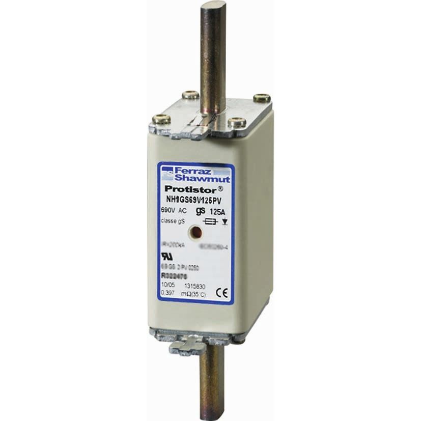 MERSEN - Kahvasulake 690V gS 1-200A - NH1GS69V200PV