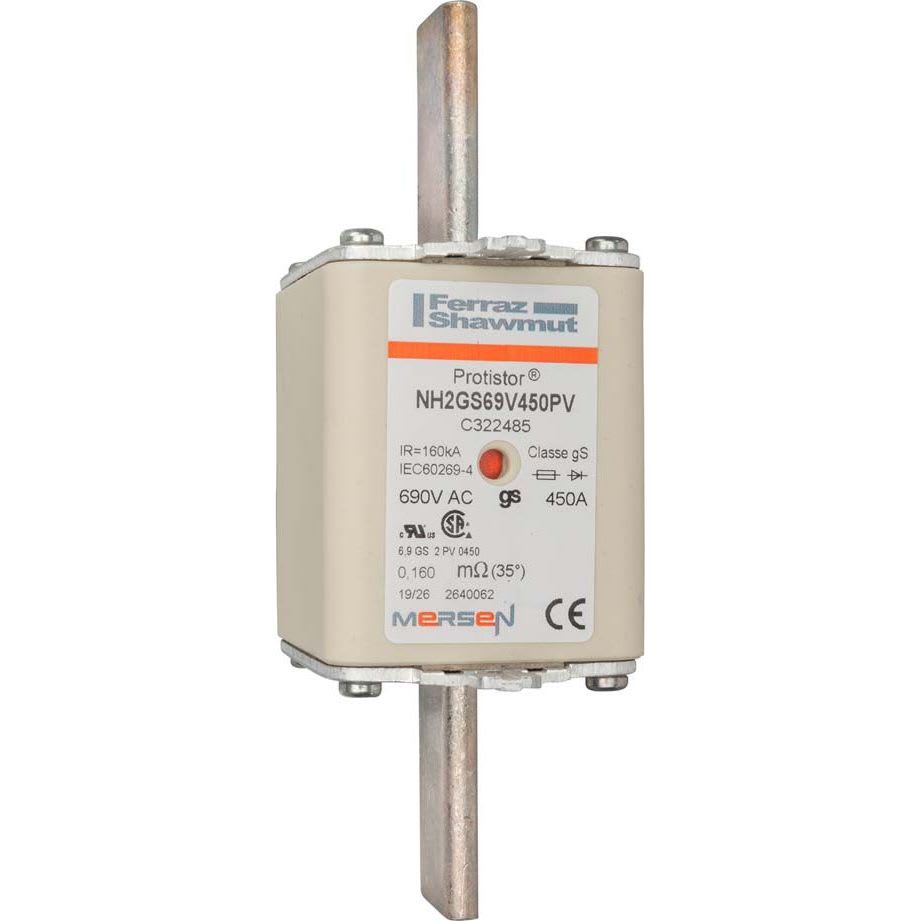 MERSEN - Kahvasulake 690V gS 2.450A - NH2GS69V450PV