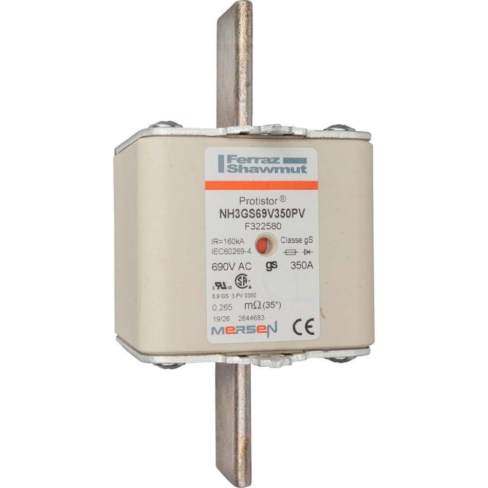MERSEN - Kahvasulake 690V gS 3-350A - NH3GS69V350PV