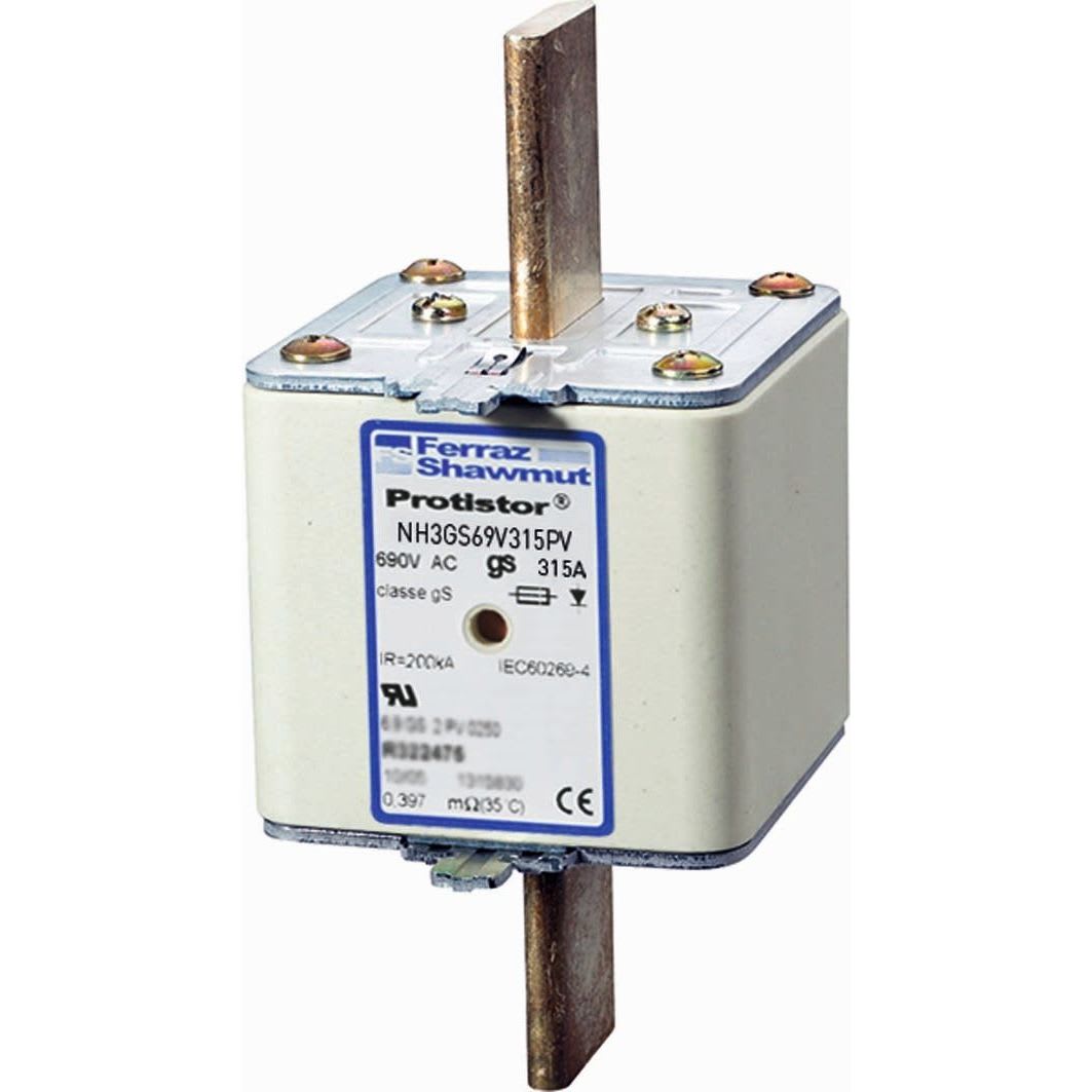 MERSEN - Kahvasulake 690V gS 3-500A - NH3GS69V500PV