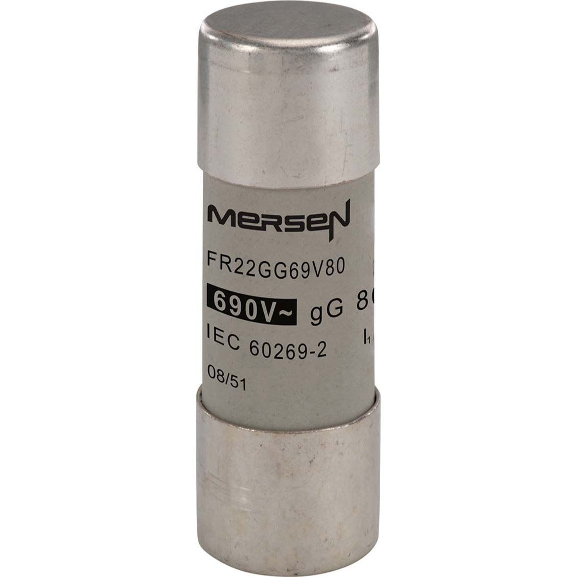 MERSEN - Keraaminen putkisulake 22x58mm - 22X58 GG 690V 80A