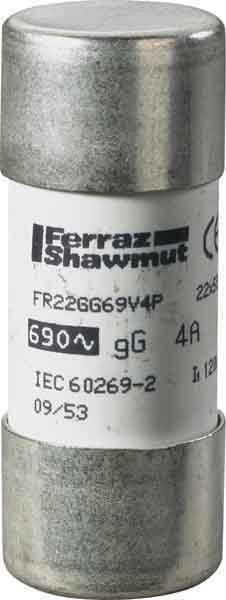 MERSEN - Keraaminen putkisulake 22x58mm - 22X58 LAUK.NASTA GG 690V 50A