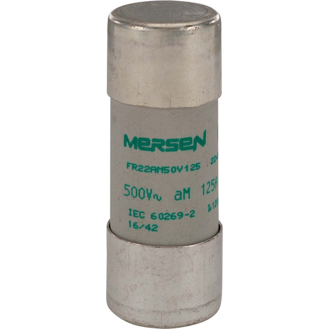 MERSEN - Keraaminen putkisulake 22x58mm - 22X58 AM 400V 125A