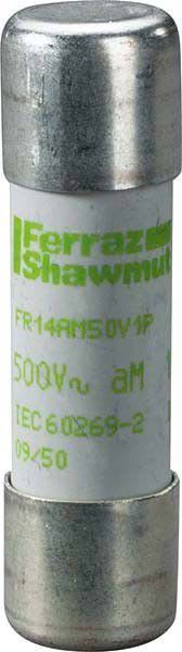 MERSEN - Keraaminen putkisulake 14x51mm - 14X51 LAUK.NASTA AM 500V 4A