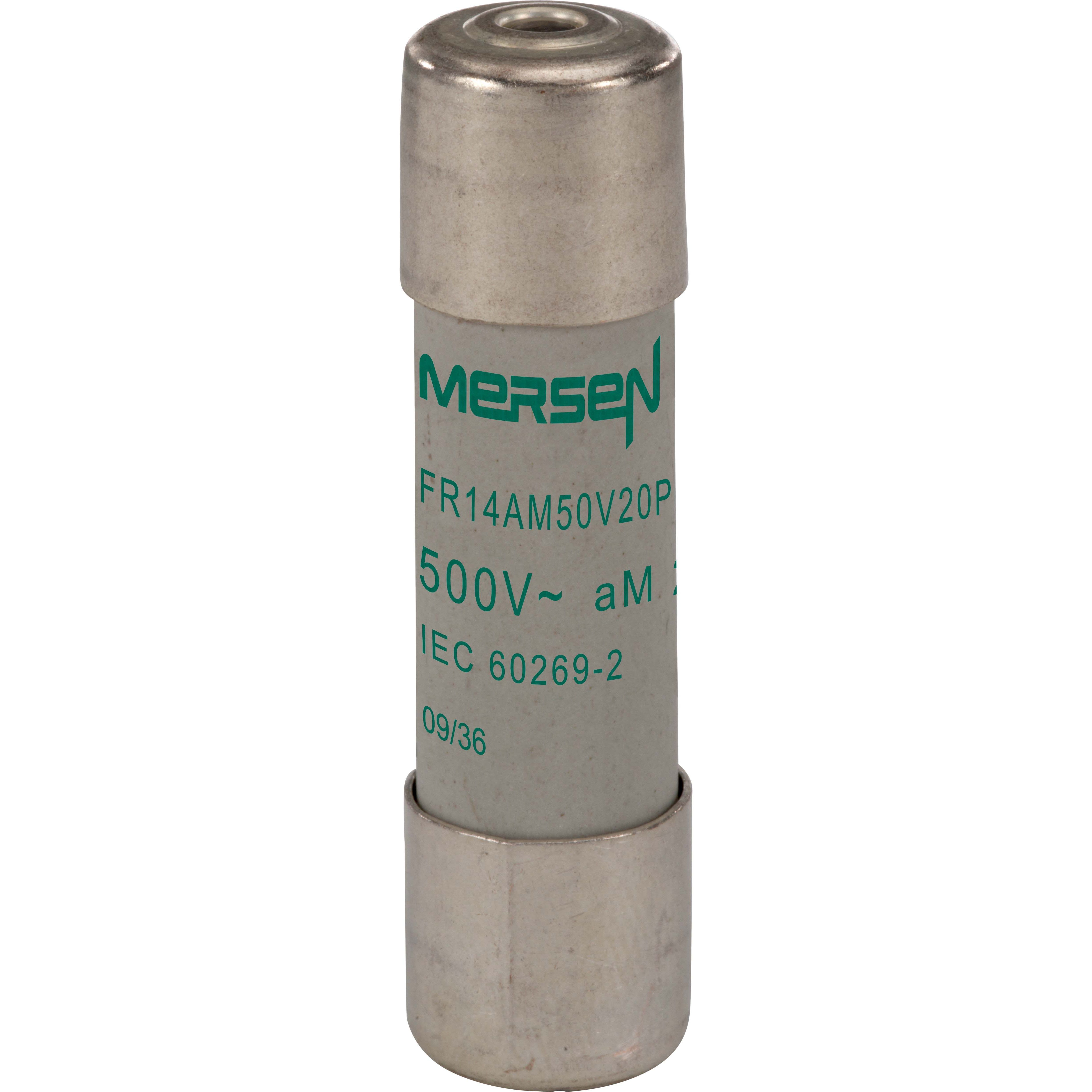 MERSEN - Keraaminen putkisulake 14x51mm - 14X51 LAUK.NASTA AM 500V 20A