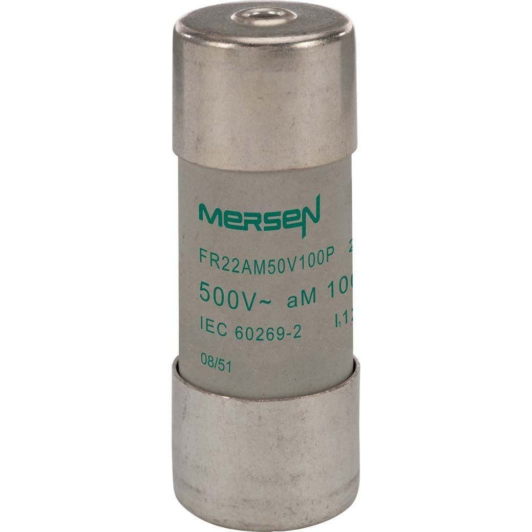 MERSEN - Keraaminen putkisulake 22x58mm - 22X58 LAUK.NASTA AM 500V 100A