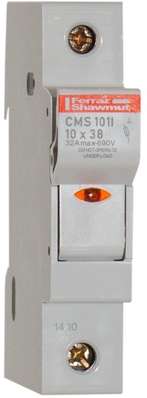 MERSEN - Varokealusta 10x38mm - CMC 101I 690V-32A 1NAP IND