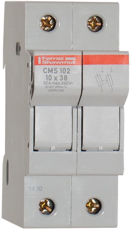 MERSEN - Varokealusta 10x38mm - CMC102 690V-32A 2NAP