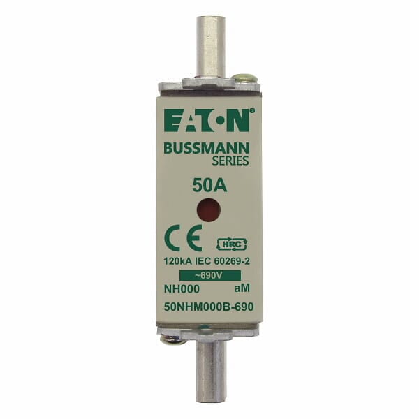 BUSSMANN - Kahvasulake 50A/690VAC - 50NHM000B 690VAC aM 50A 000