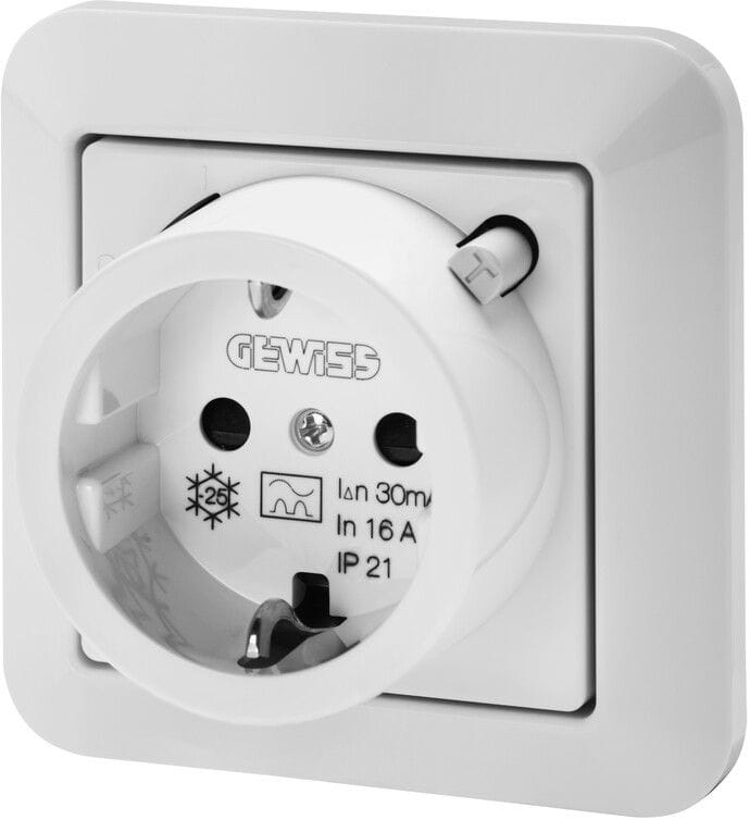 GEWISS - Vikavirtapistorasia - GW95522 IP21 valk