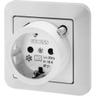 GEWISS - Vikavirtapistorasia - GW95522 IP21 valk