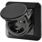 GEWISS - Vikavirtapistorasia - GW95524N IP44 musta