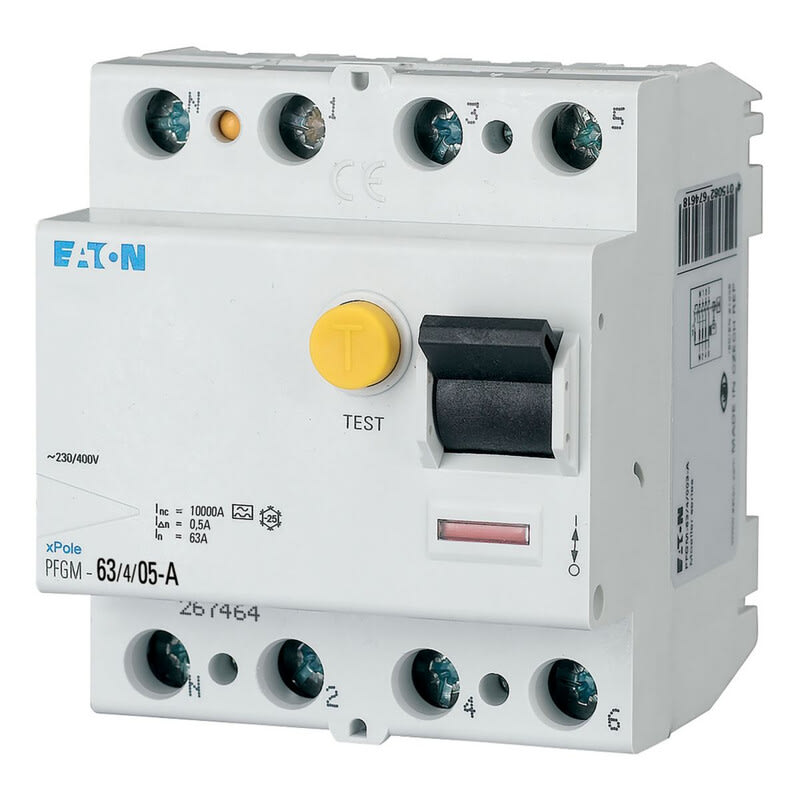 EATON - Vikavirtasuojakytkin - PFGM-63/4/05-A