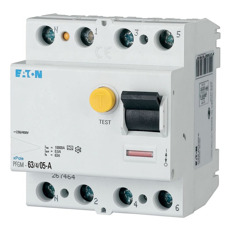 EATON - Vikavirtasuojakytkin - PFGM-63/4/05-A