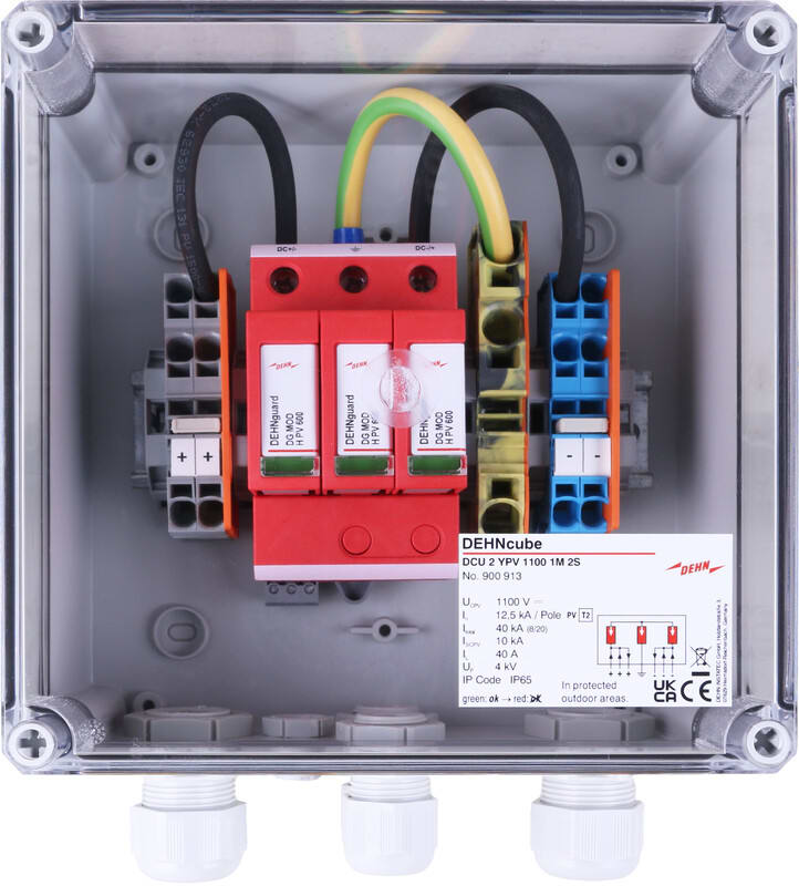 DEHN - Ylijännitesuoja kiinteistö - GJB in IP65 enclosure for PV s