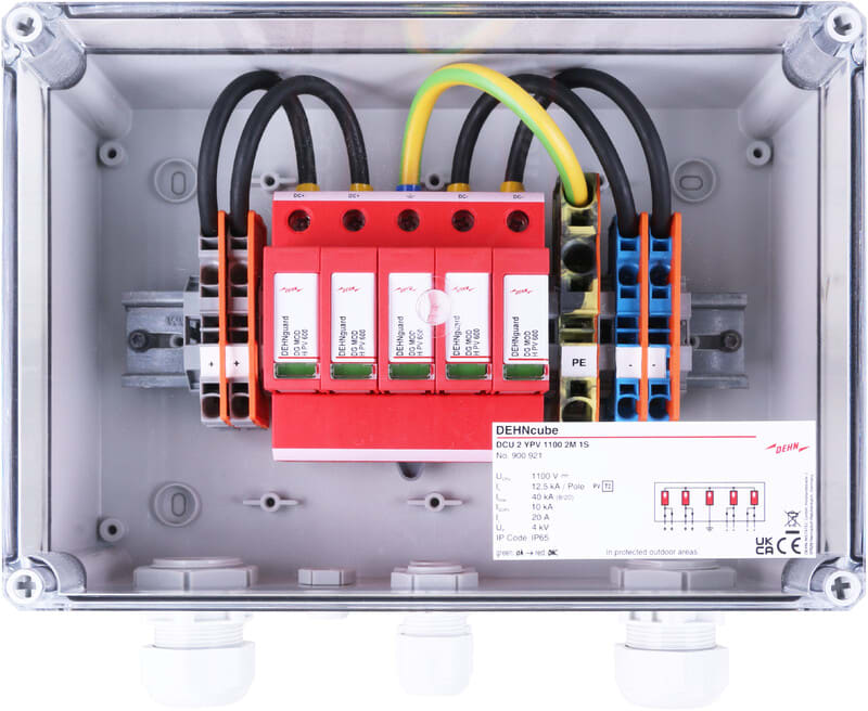 DEHN - Ylijännitesuoja kiinteistö - DCU 2 YPV 1100 2M 1S