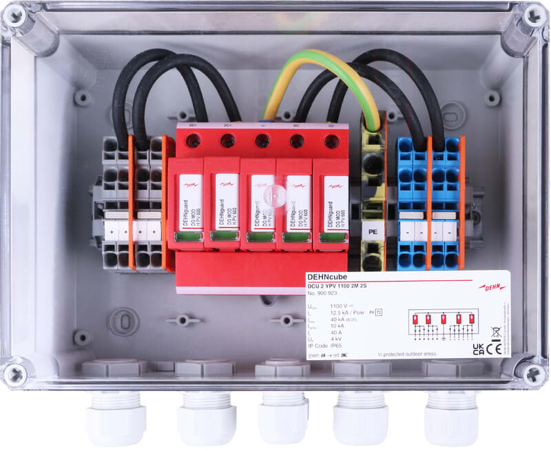 DEHN - Ylijännitesuoja kiinteistö - GJB in IP65 enclosure for PV s