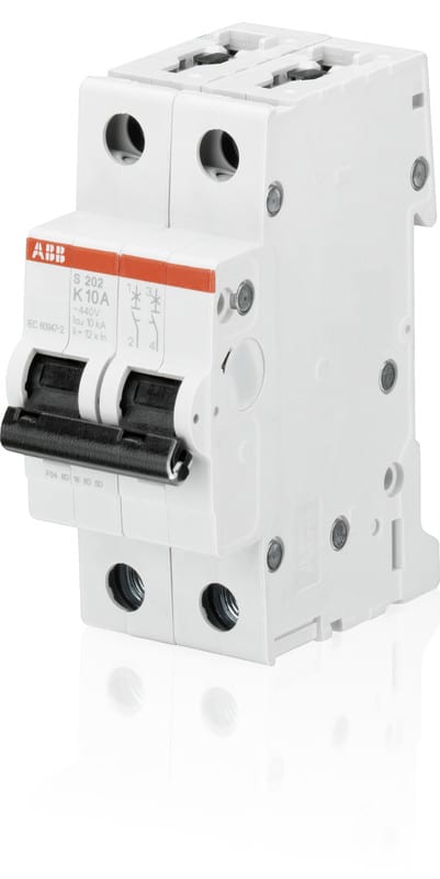 ABB - Johdonsuojakatkaisija 13A 6kA - 2-napainen K-käyrä 13A