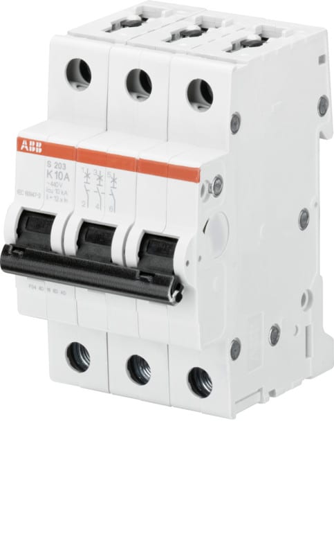 ABB - Johdonsuojakatkaisija 13A 6kA - 3-napainen K-käyrä 13A