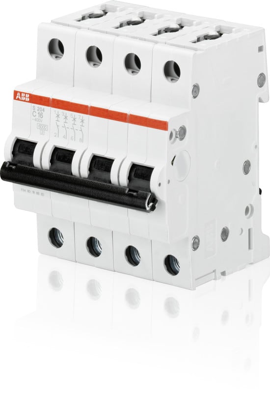 ABB - Johdonsuojakatkaisija - S204-C32, 4P C 32A