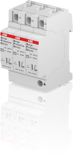 ABB SMART BUILDINGS - Ylijännitesuoja kiinteistö - T2-T2 3P P QS