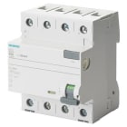 SIEMENS - Vikavirtasuojakytkin - 5SV3642-6, A 4X25A/300mA 10kA