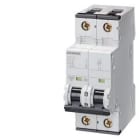 SIEMENS - Johdonsuojakatkaisija 4A 10kA - 5SY4204-7, 4A 2-nap C 10kA