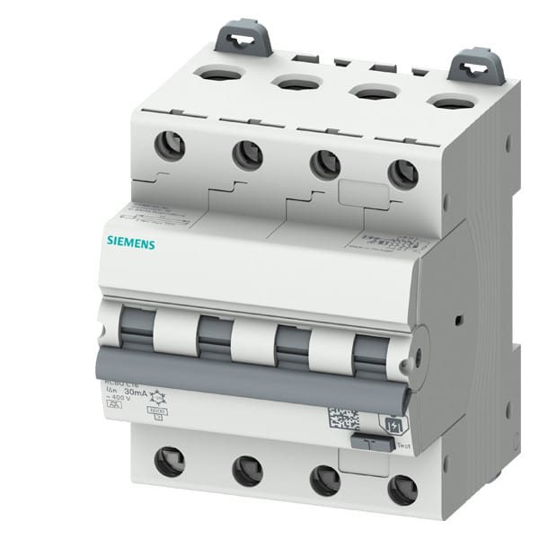 SIEMENS - Vikavirtajohdonsuojakatkaisija - 5SU1346-6FP32, 4B32 30mA A 6kA