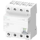 SIEMENS - Vikavirtasuojakytkin - 5SV3646-4, B 4X63A/300mA 10kA