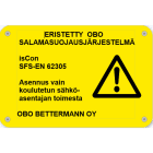 OBO BETTERMANN - Merkintäkilpi - isCon HWS isCon var.kilpi