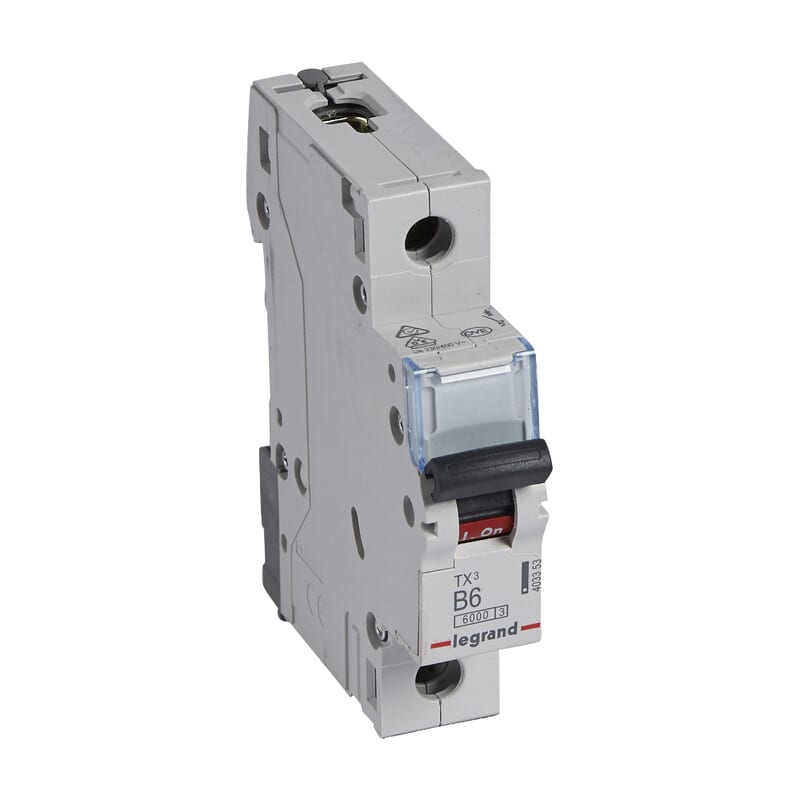 LEGRAND - Johdonsuojakatkaisija 6A 6kA - JSK, 1-nap. B6, 6kA