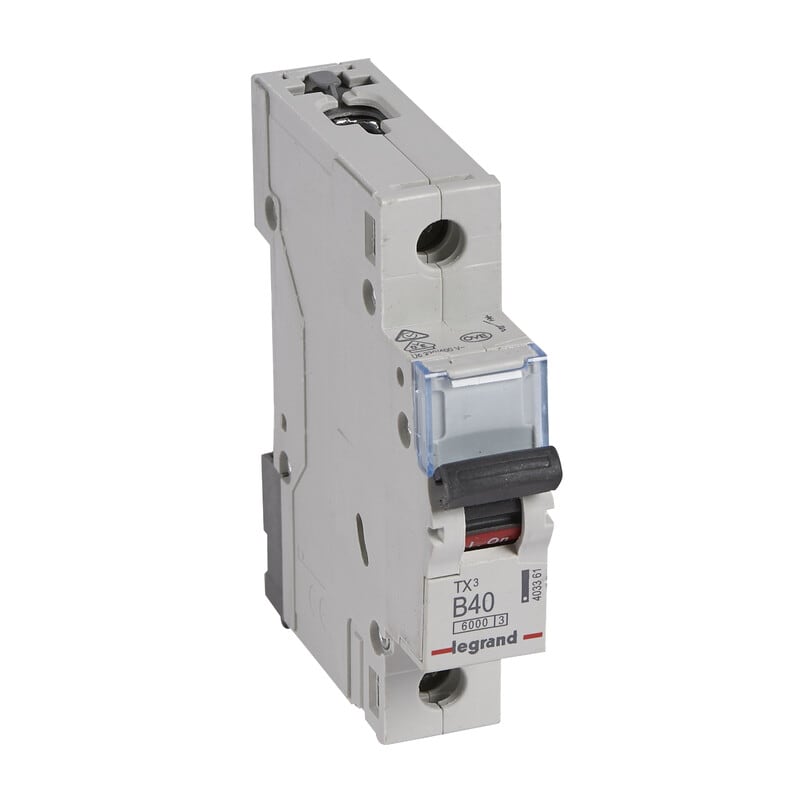 LEGRAND - Johdonsuojakatkaisija 40A 6kA - JSK, 1-nap. B40, 6kA