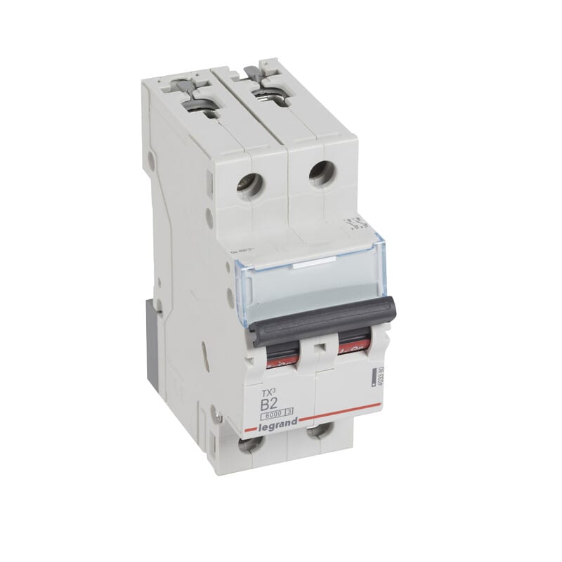 LEGRAND - Johdonsuojakatkaisija 2A 6kA - JSK, 2-nap. B2 6kA