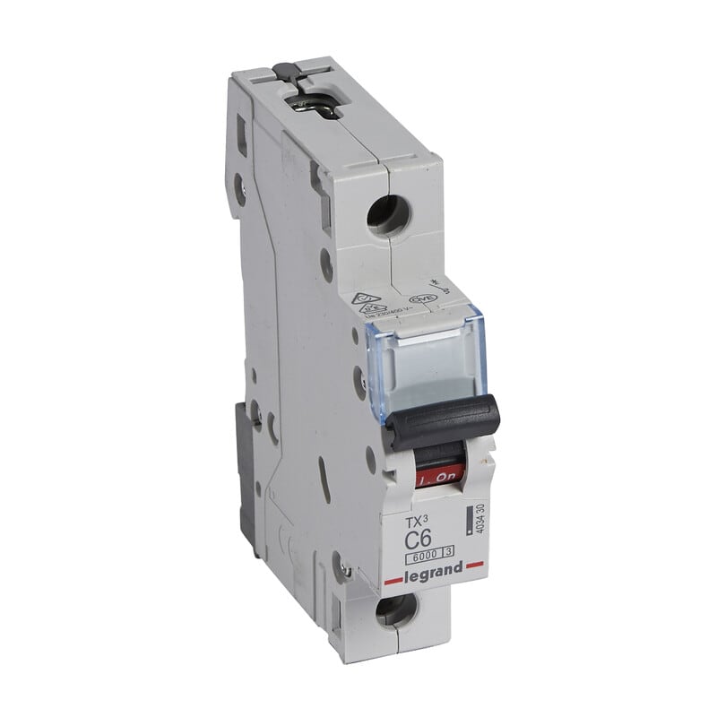 LEGRAND - Johdonsuojakatkaisija 6A 6kA - JSK, 1-nap. C6, 6kA