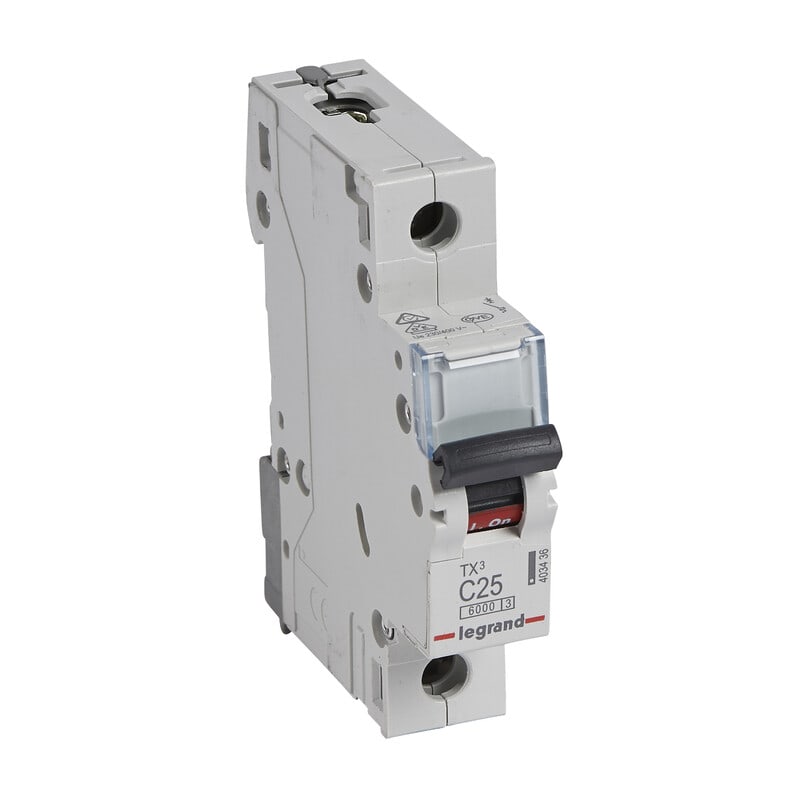 LEGRAND - Johdonsuojakatkaisija 25A 6kA - JSK, 1-nap. C25, 6kA
