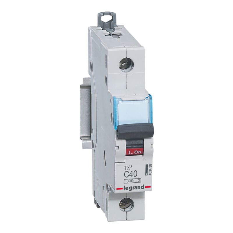 LEGRAND - Johdonsuojakatkaisija 40A 6kA - JSK, 1-nap. C40, 6kA
