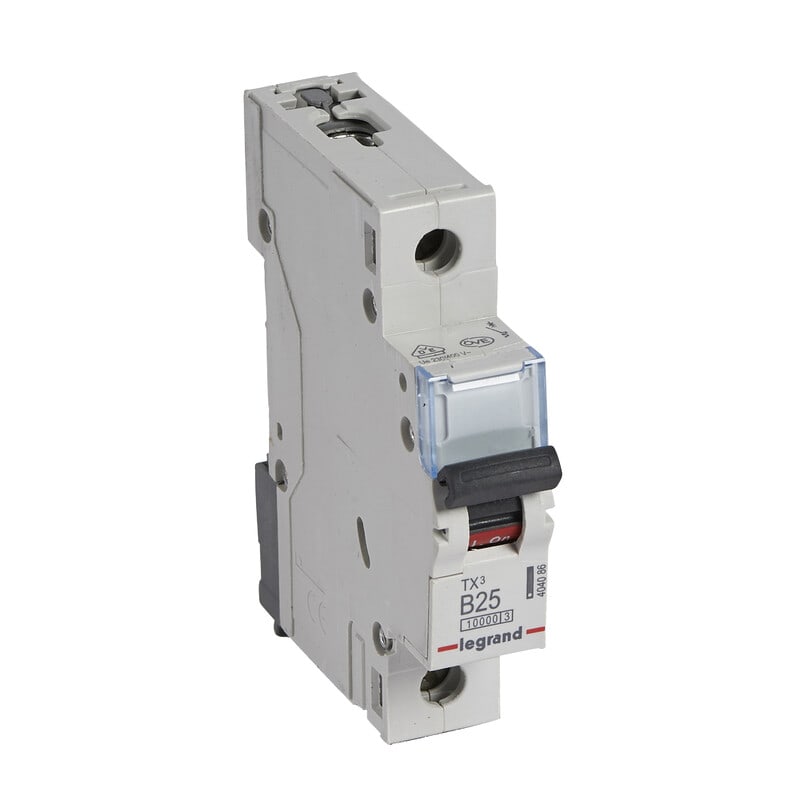 LEGRAND - Johdonsuojakatkaisija 25A 10kA - JSK, 1-nap. B25, 10kA